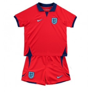 England Replica Away Stadium Kit for Kids World Cup 2022 Short Sleeve (+ pants)
